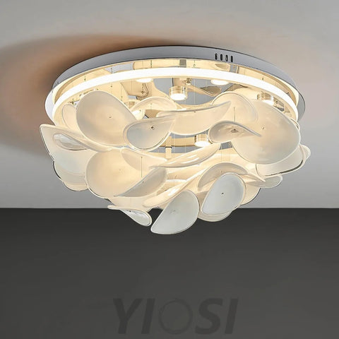 French Radici Petal Ceiling Lamp ∅ 15.7″~∅ 31.5″ - Flush Mounts-1-Yiosilamp