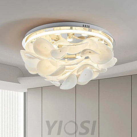 French Radici Petal Ceiling Lamp ∅ 15.7″~∅ 31.5″ - Flush Mounts-1-Yiosilamp