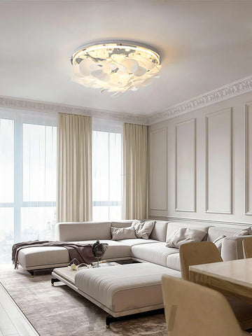 French Radici Petal Ceiling Lamp ∅ 15.7″~∅ 31.5″ - Flush Mounts-1-Yiosilamp