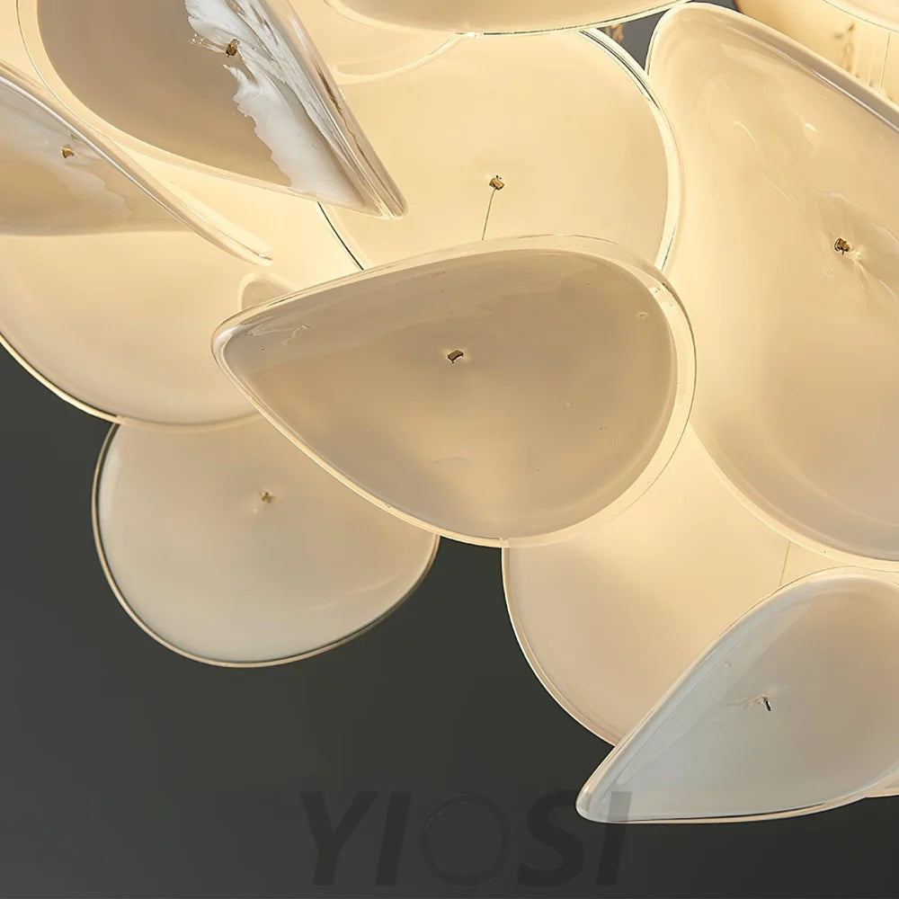French Radici Petal Ceiling Lamp ∅ 15.7″~∅ 31.5″ - Flush Mounts-1-Yiosilamp