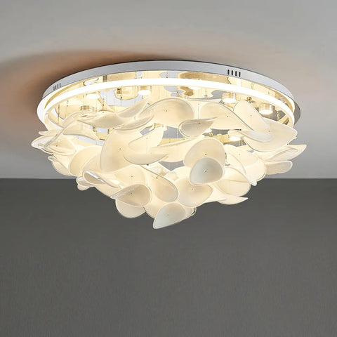 French Radici Petal Ceiling Lamp ∅ 15.7″~∅ 31.5″ - Flush Mounts-1-Yiosilamp