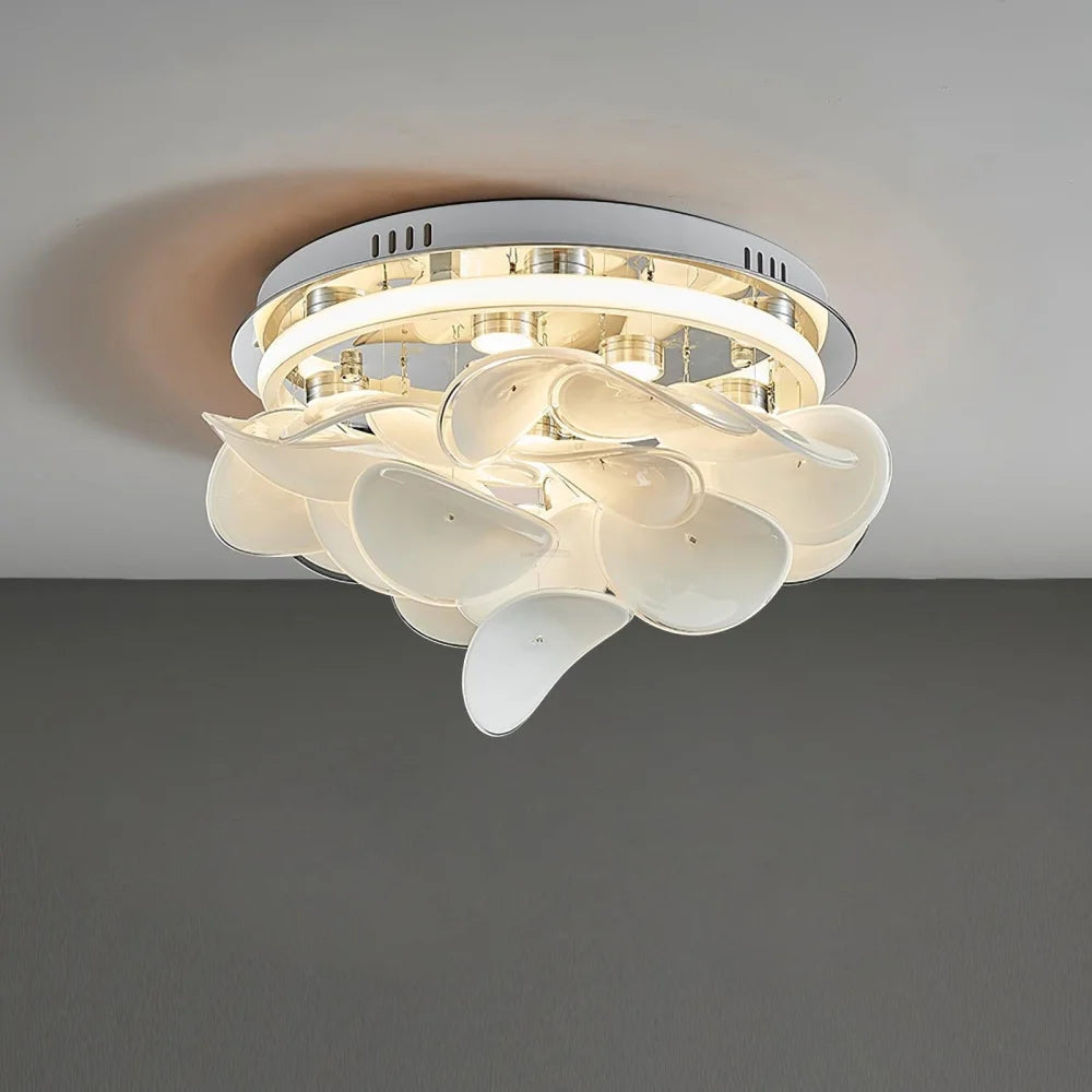 French Radici Petal Ceiling Lamp ∅ 15.7″~∅ 31.5″ - Flush Mounts-1-Yiosilamp