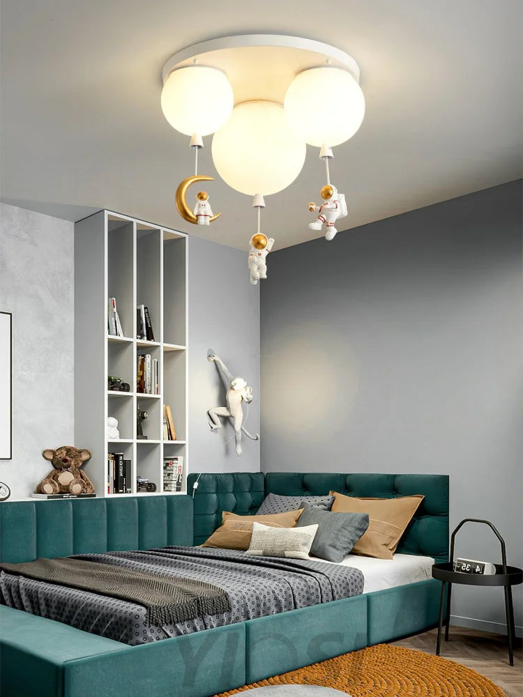 Frosted Balloon Combination Ceiling Lamp with 3/5 heads - Candy-1-Yiosilamp