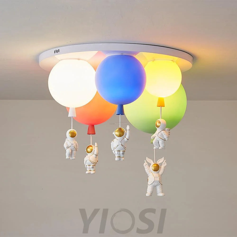 Frosted Balloon Combination Ceiling Lamp with 3/5 heads - Candy-1-Yiosilamp