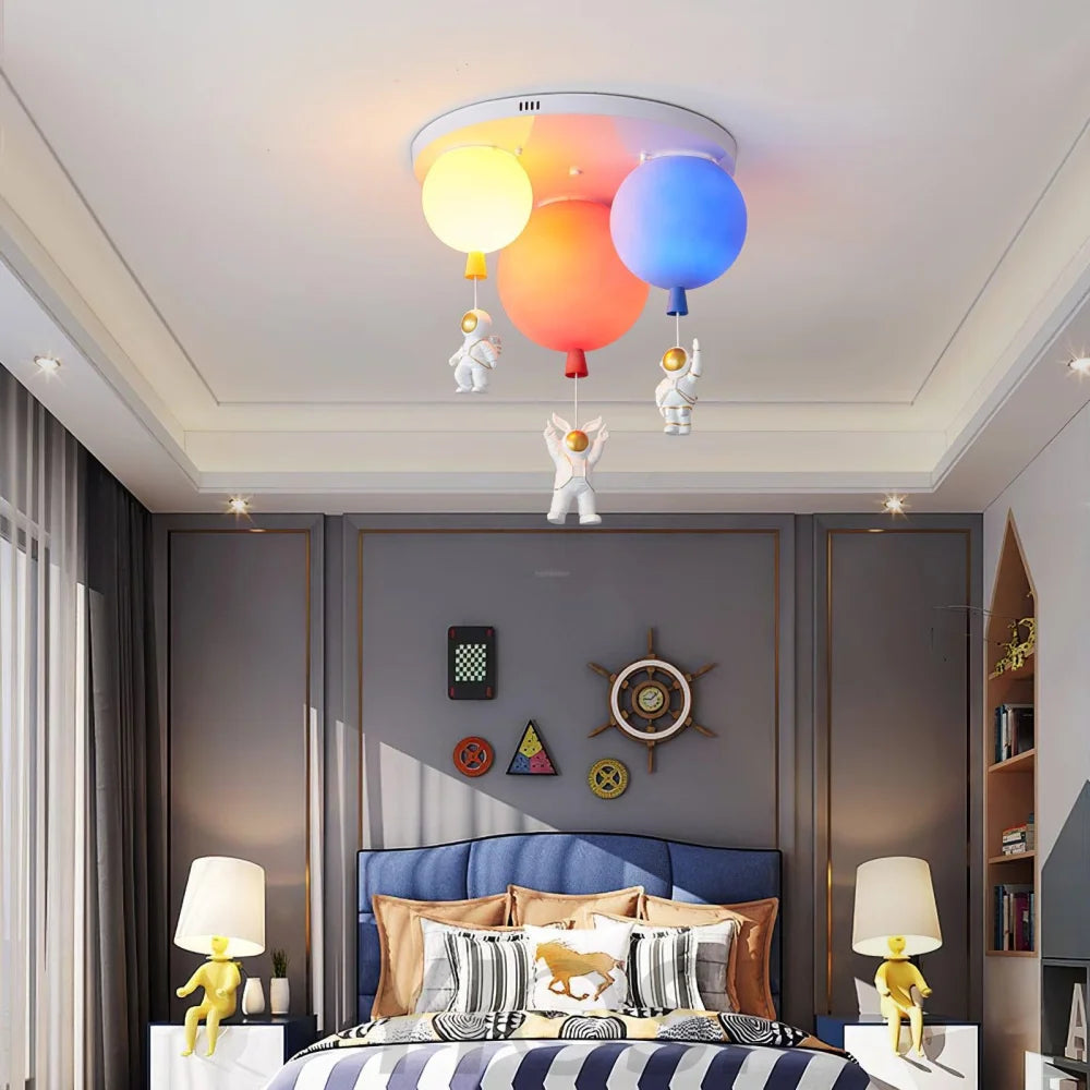 Frosted Balloon Combination Ceiling Lamp with 3/5 heads - Candy-1-Yiosilamp
