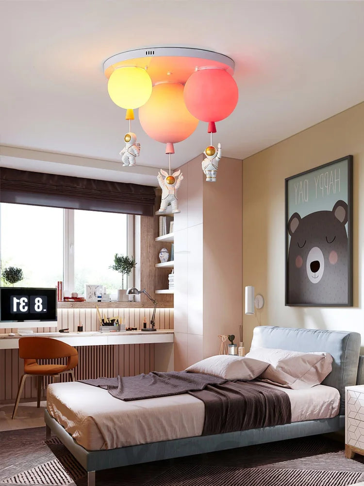 Frosted Balloon Combination Ceiling Lamp with 3/5 heads - Candy-1-Yiosilamp