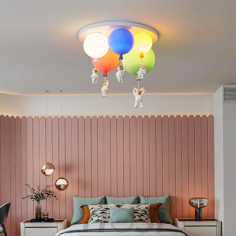 Frosted Balloon Combination Ceiling Lamp with 3/5 heads - Candy-1-Yiosilamp