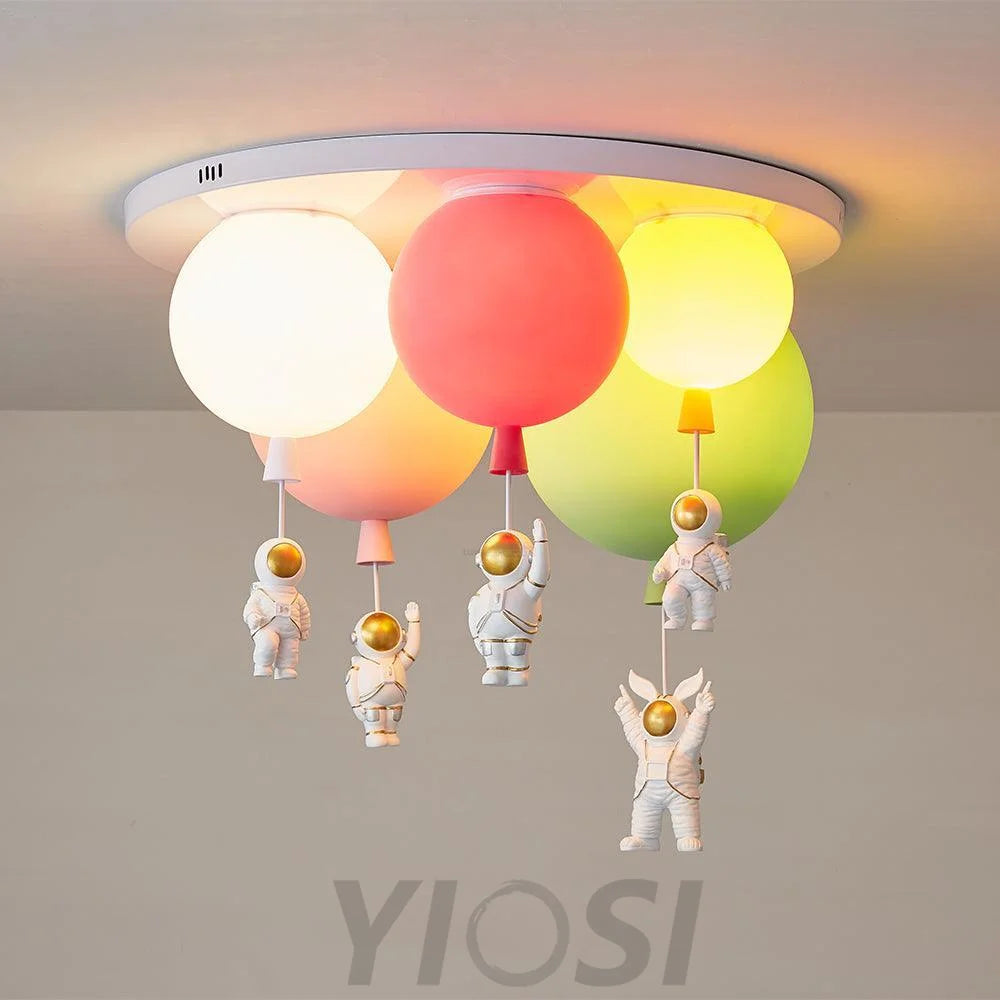 Frosted Balloon Combination Ceiling Lamp with 3/5 heads - Candy-1-Yiosilamp
