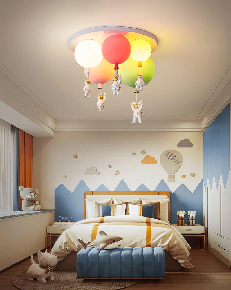 Frosted Balloon Combination Ceiling Lamp with 3/5 heads - Candy-1-Yiosilamp