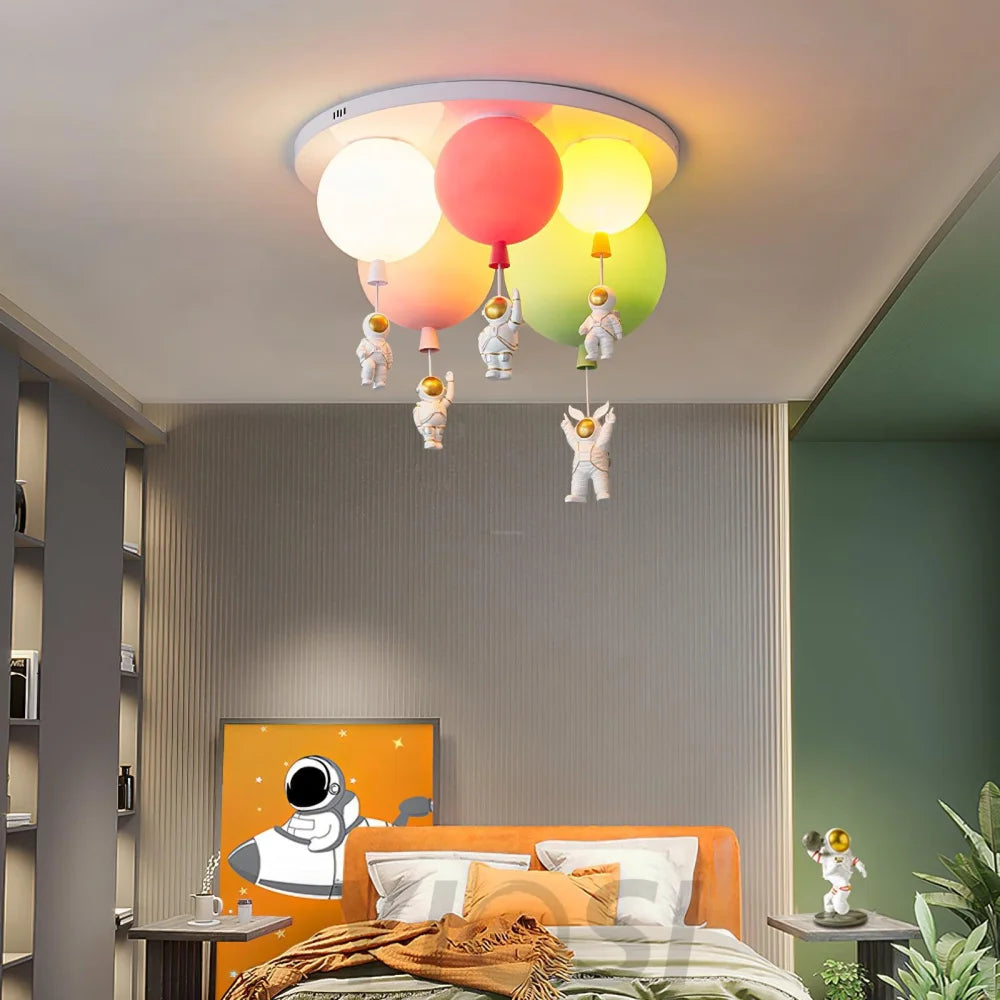 Frosted Balloon Combination Ceiling Lamp with 3/5 heads - Candy-1-Yiosilamp