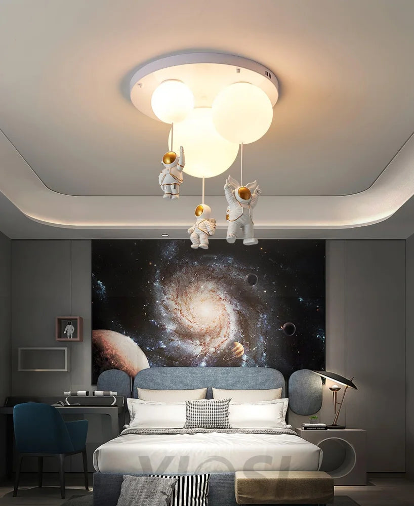 Frosted Balloon Combination Ceiling Lamp with 3/5 heads - Candy-1-Yiosilamp