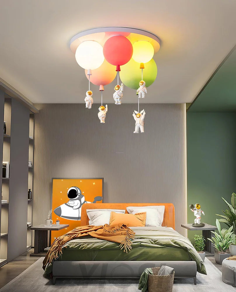 Frosted Balloon Combination Ceiling Lamp with 3/5 heads - Candy-1-Yiosilamp