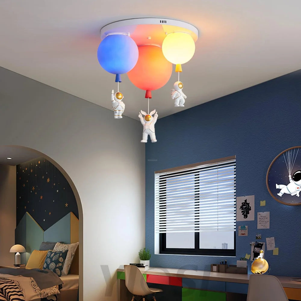 Frosted Balloon Combination Ceiling Lamp with 3/5 heads - Candy-1-Yiosilamp