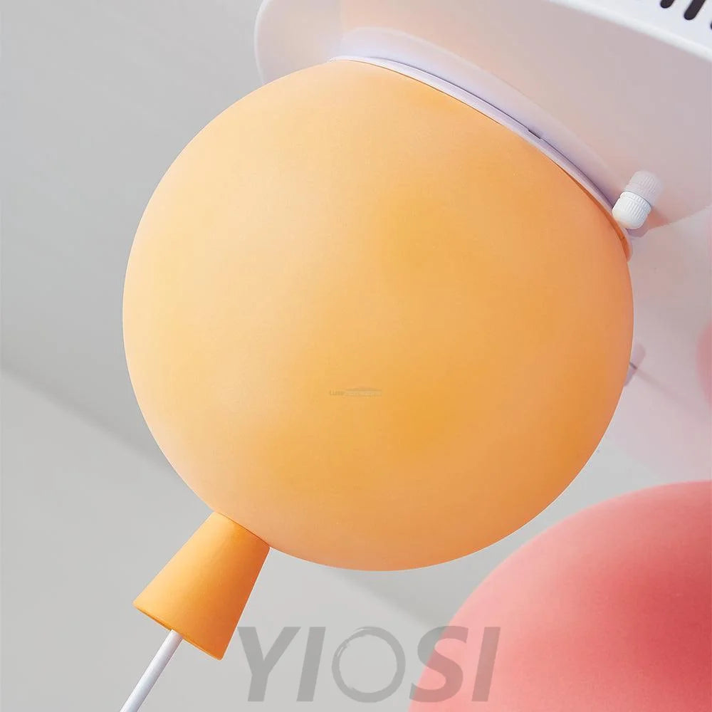 Frosted Balloon Combination Ceiling Lamp with 3/5 heads - Candy-1-Yiosilamp