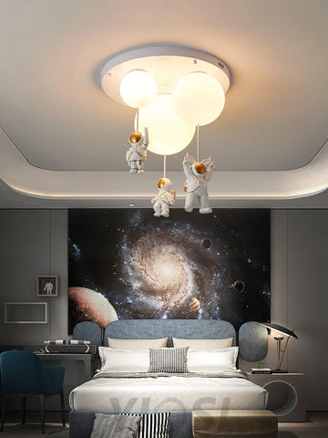 Frosted Balloon Combination Ceiling Lamp with 3/5 heads - Candy-1-Yiosilamp