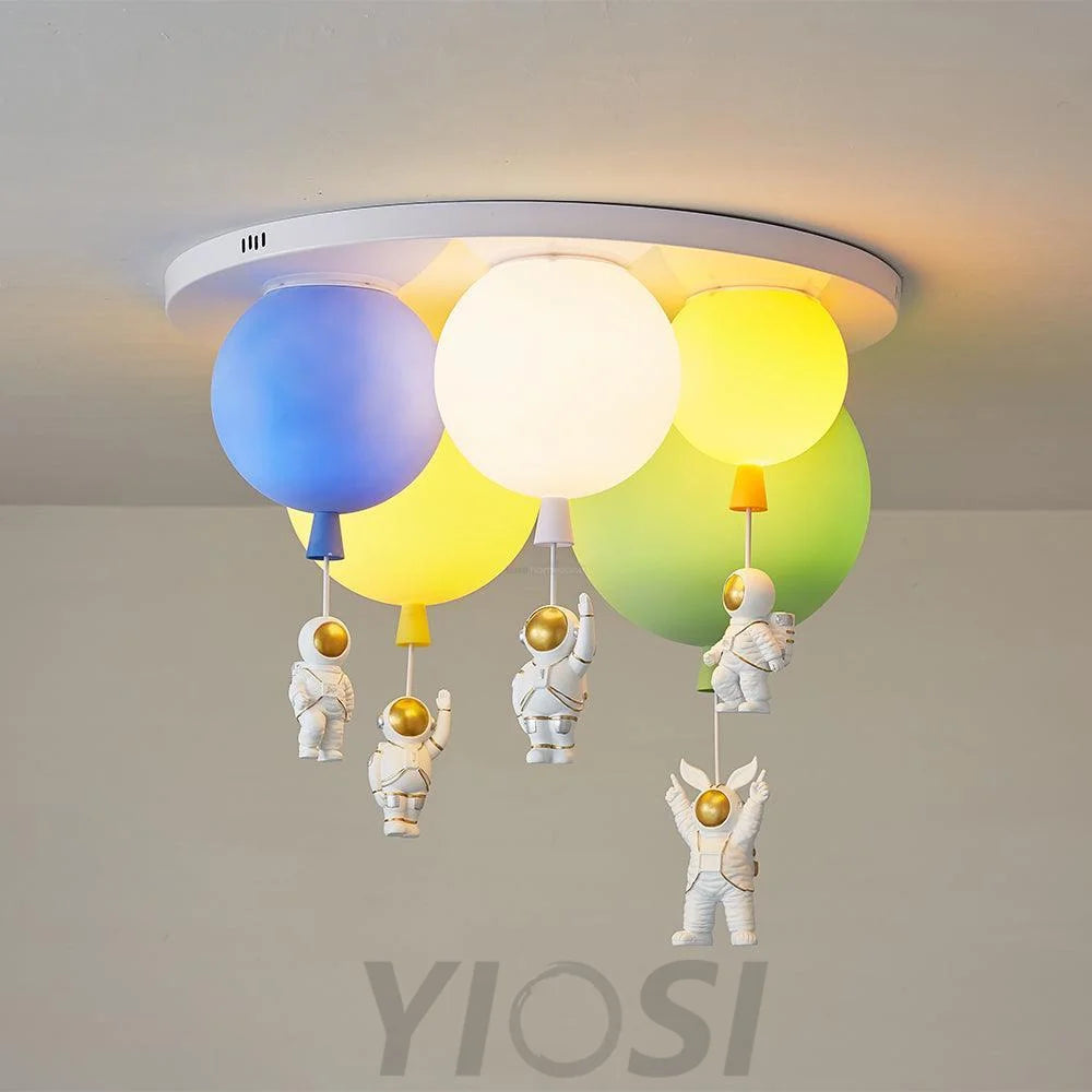 Frosted Balloon Combination Ceiling Lamp with 3/5 heads - Candy-1-Yiosilamp