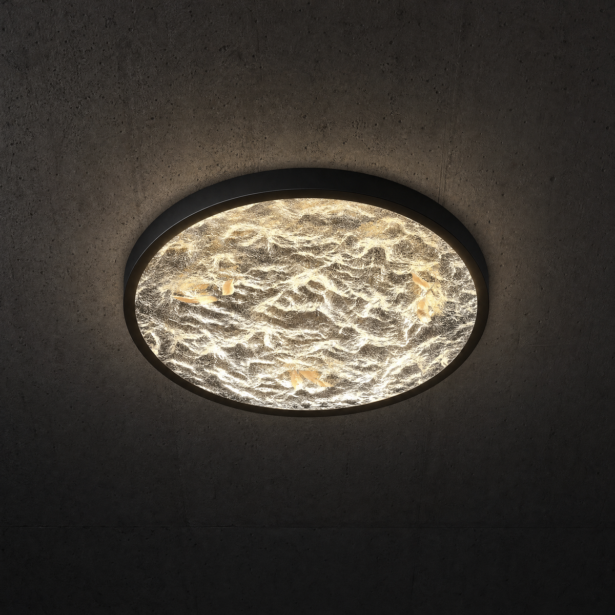 Frozen Crystal Modern Crystal Flush Mount Ceiling Light - main