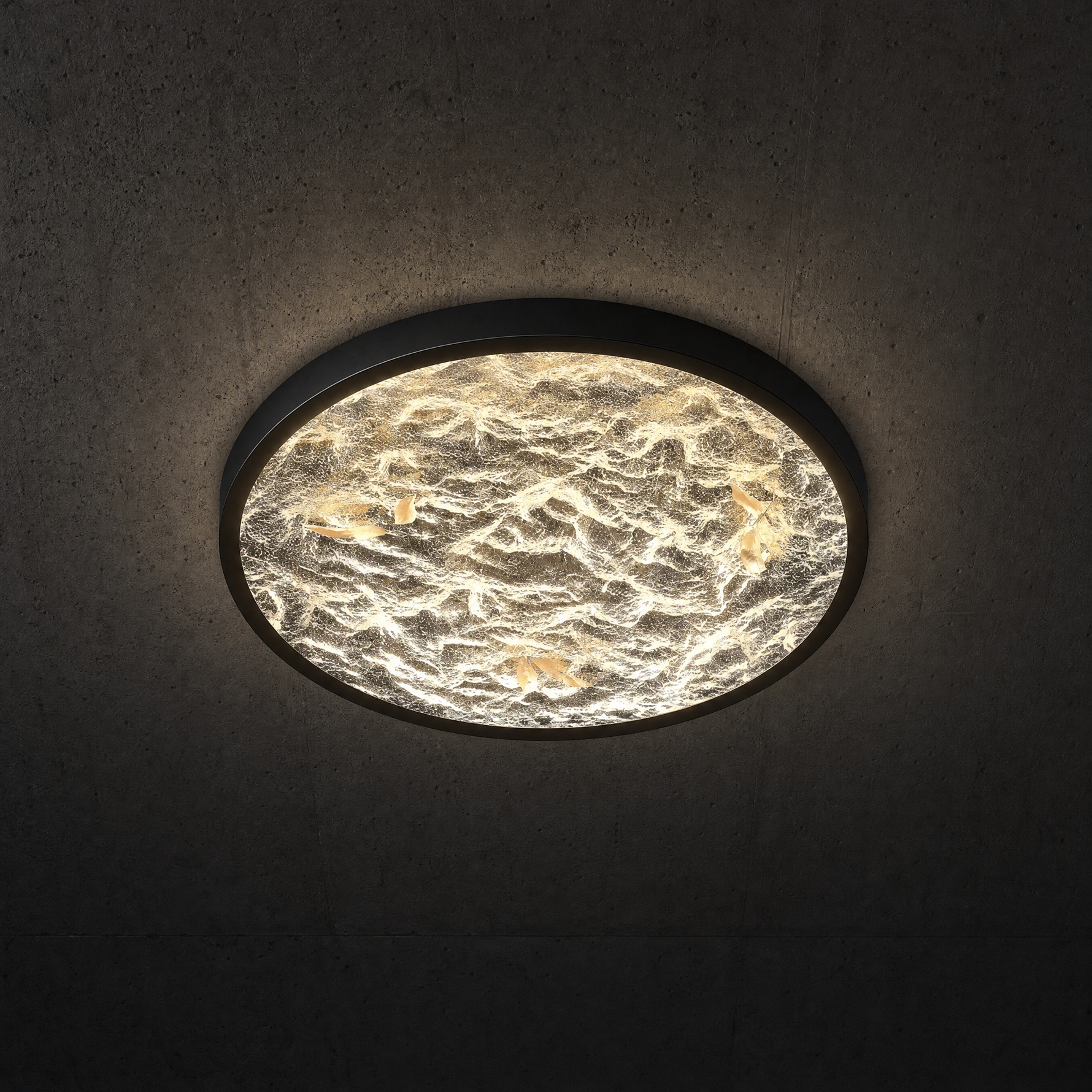 Frozen Crystal Modern Crystal Flush Mount Ceiling Light - main