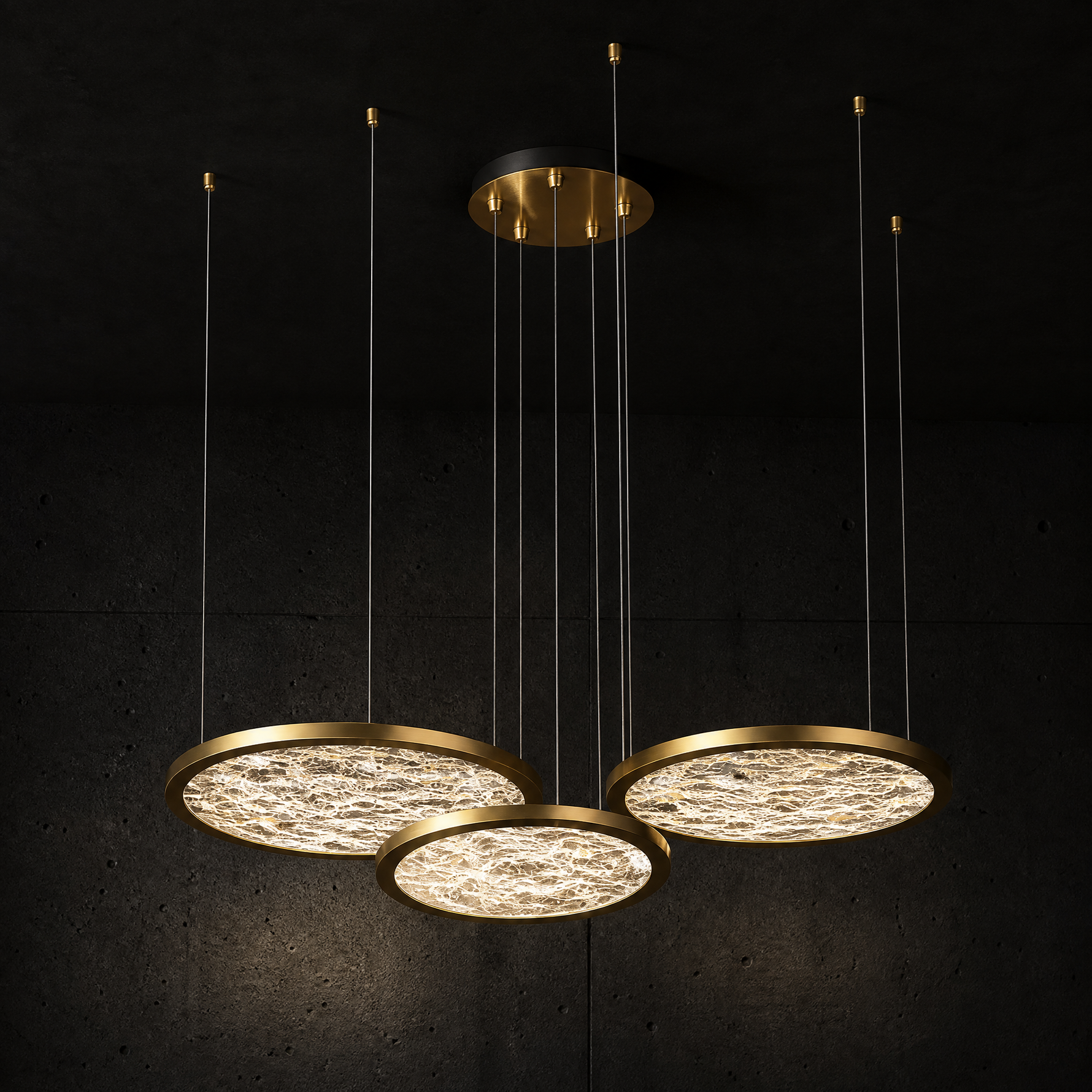 Frozen Crystal Modern Multi-Tier Cluster Chandelier - main