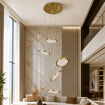 Frozen Crystal Modern Multi-Tier Cluster Chandelier - scene