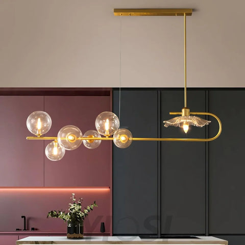 Fulesi Chandelier with 5/7 heads - -1-Yiosilamp