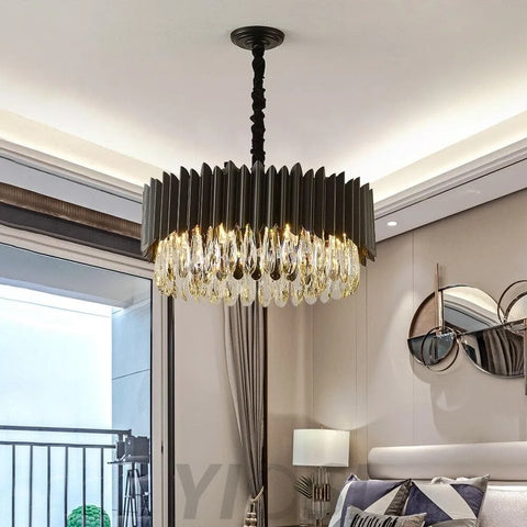 Fusion Latest Design Luxury Black Chandelier