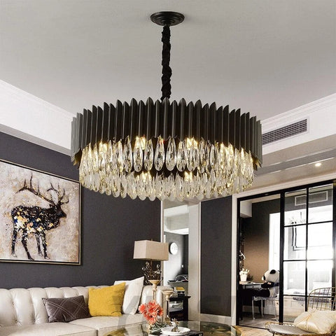 Fusion Latest Design Luxury Black Chandelier