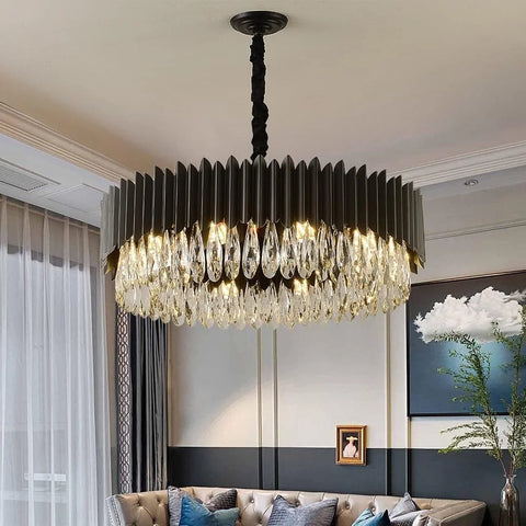 Fusion Latest Design Luxury Black Chandelier D22’’