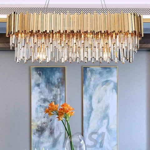 Natasha Modern Classic Crystal Chandelier