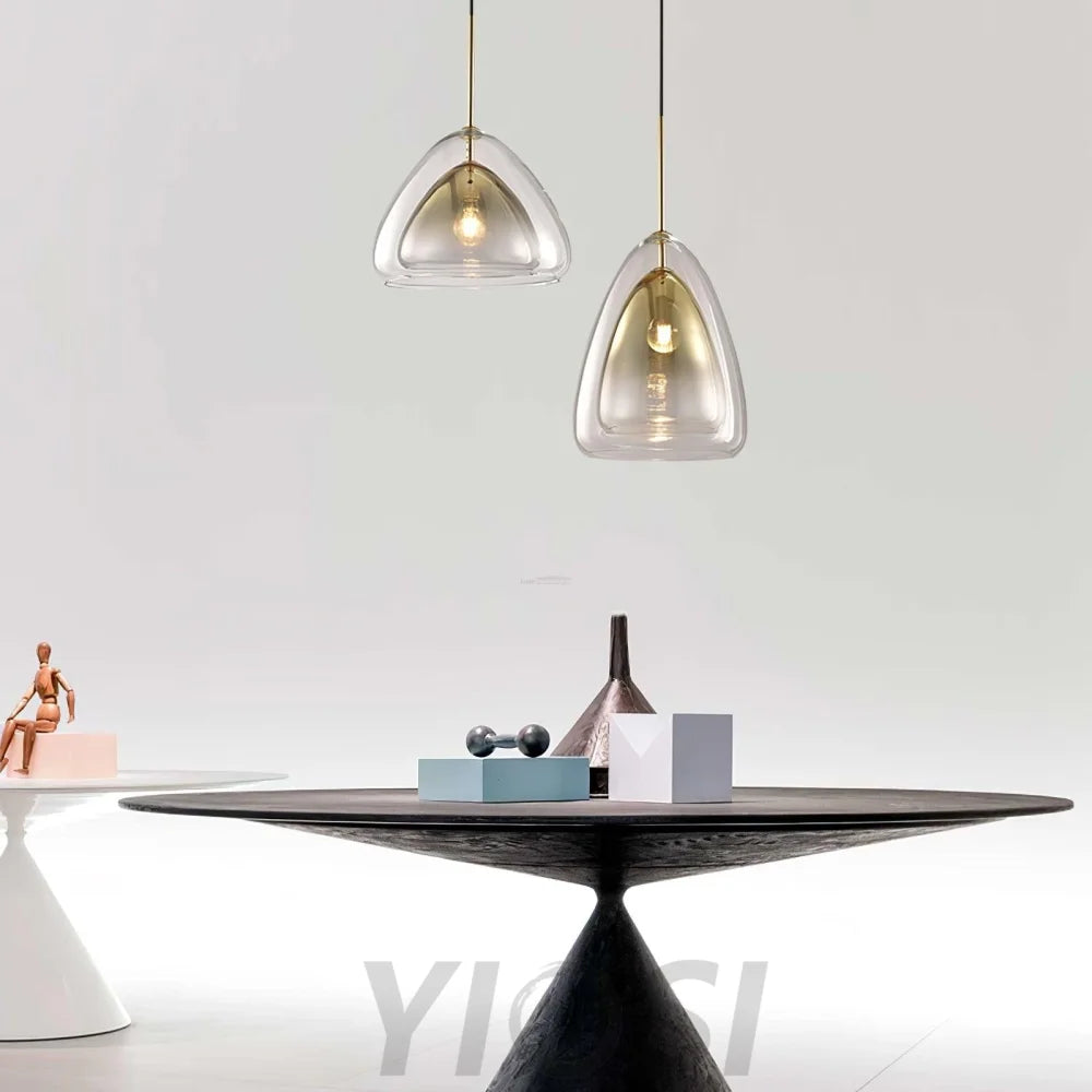 Futuristische Glass Pendant - Art Glass-1-Yiosilamp