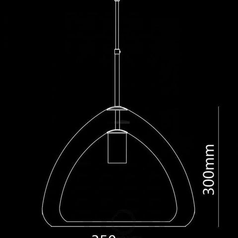 Futuristische Glass Pendant - Art Glass-1-Yiosilamp