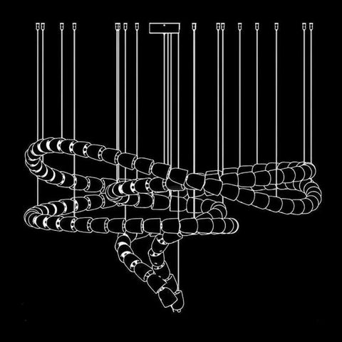 Gabriel Chandelier Style B Snake - Snake-1-Yiosilamp