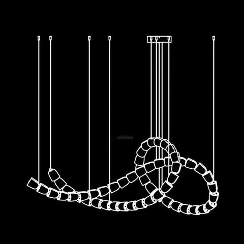 Gabriel Chandelier Style H Snake - Snake-1-Yiosilamp