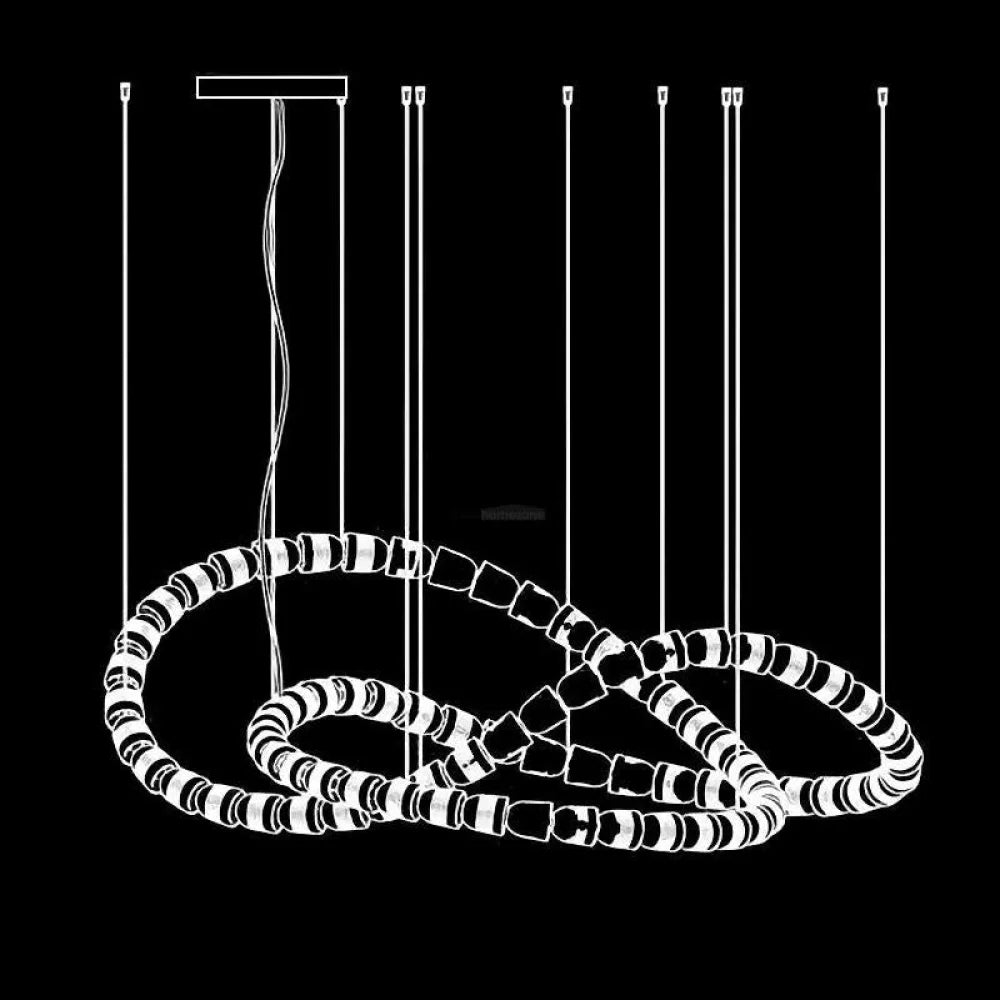 Gabriel Chandelier Style J Snake - Snake-1-Yiosilamp