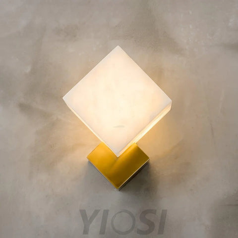 Gatsby Alabaster Wall Sconce - Alabaster, Alabaster Wall Lamp-1-Yiosilamp