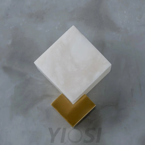 Gatsby Alabaster Wall Sconce - Alabaster, Alabaster Wall Lamp-1-Yiosilamp