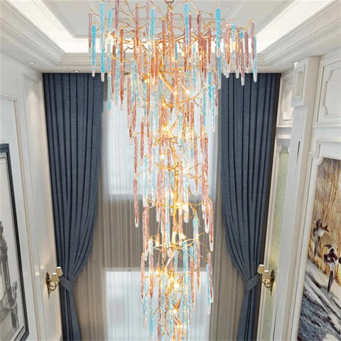 Geena Modern Large Colorful Tree Branch Chandelier 47.2’’ D X 110’’ H