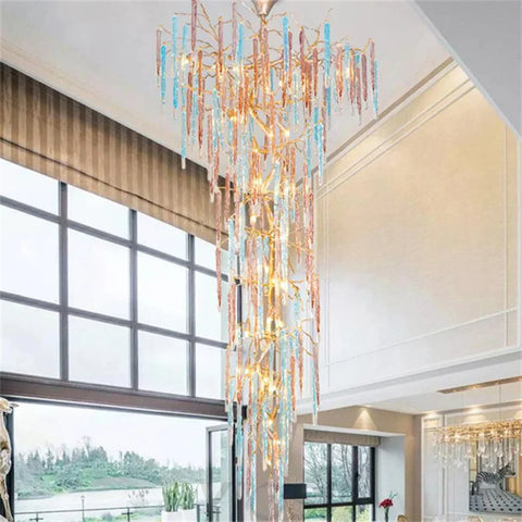 Geena Modern Large Colorful Tree Branch Chandelier