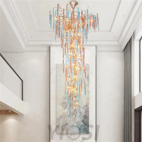 Geena Modern Large Colorful Tree Branch Chandelier