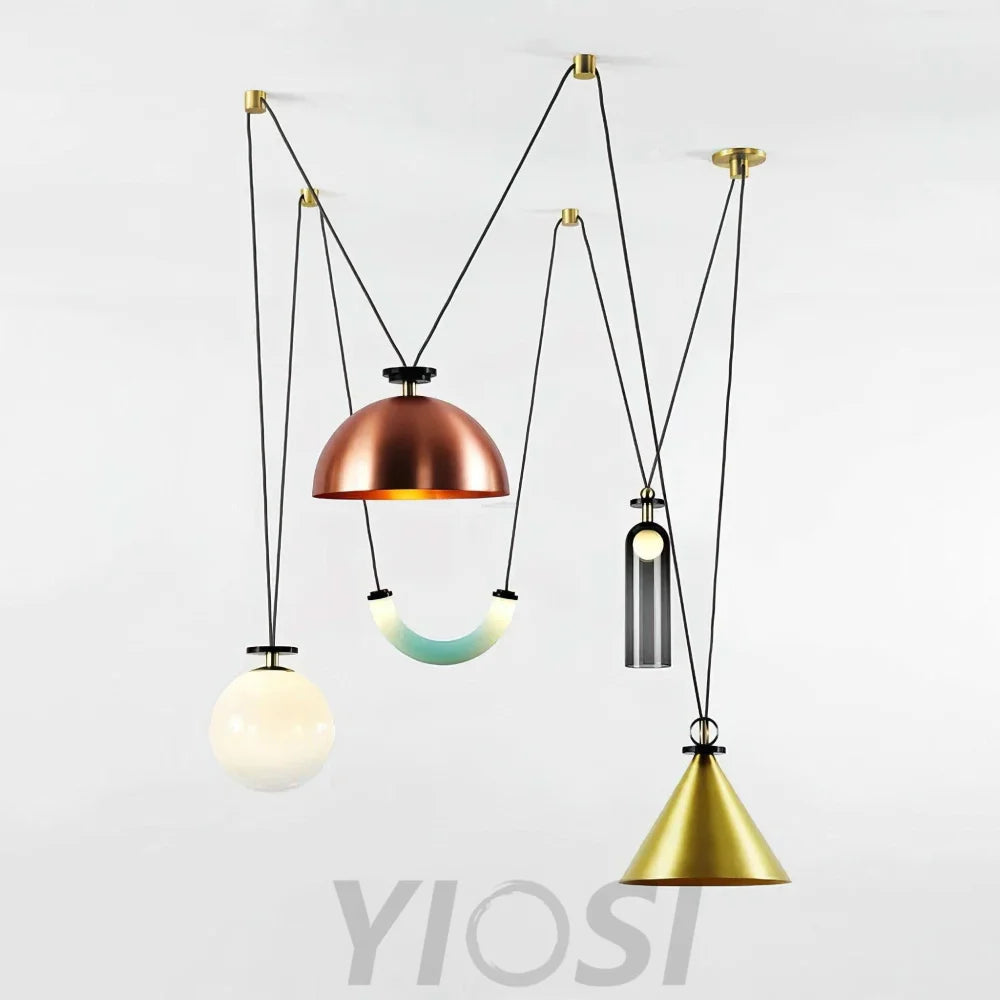 Geometric Art Modern Chandelier - Yiosilamp