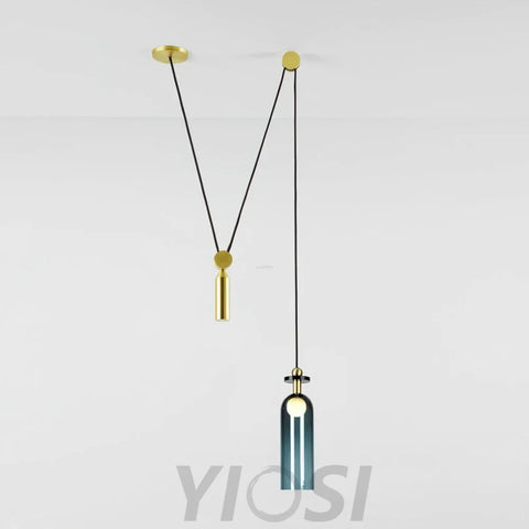 Geometric Art Modern Chandelier - Glass-1-Yiosilamp