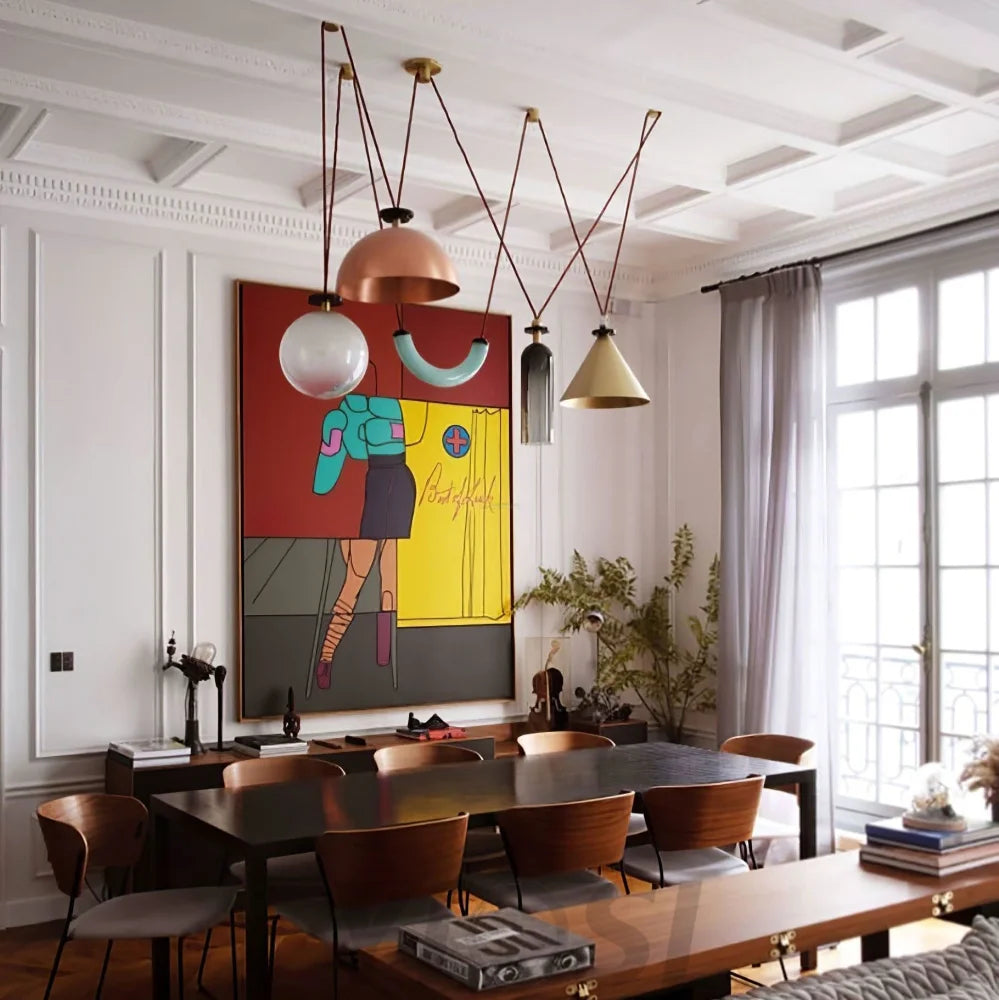 Geometric Art Modern Chandelier - Yiosilamp