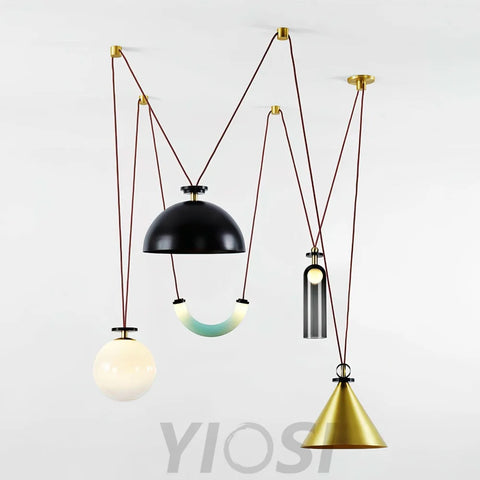 Geometric Art Modern Chandelier - Yiosilamp