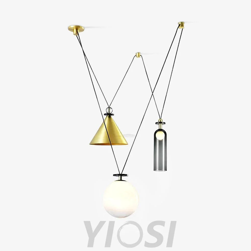 Geometric Art Modern Chandelier - Yiosilamp