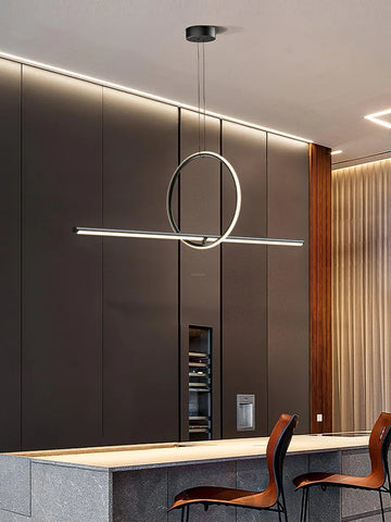 Geometric Linear Pendant - Hailey-1-Yiosilamp