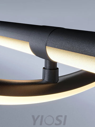 Geometric Linear Pendant - Hailey-1-Yiosilamp