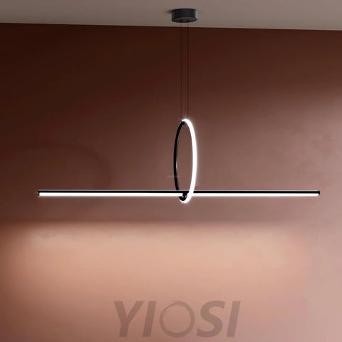 Geometric Linear Pendant - Hailey-1-Yiosilamp