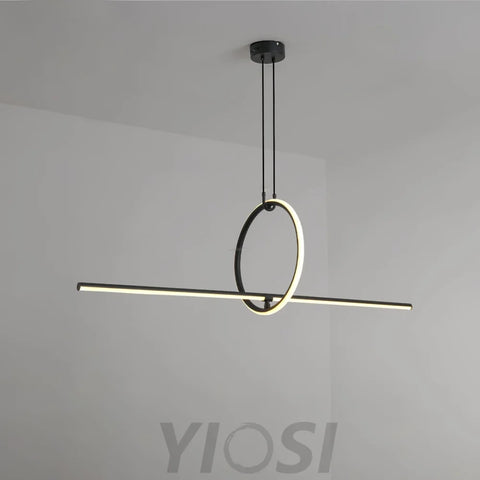 Geometric Linear Pendant - Hailey-1-Yiosilamp