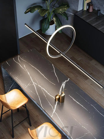 Geometric Linear Pendant - Hailey-1-Yiosilamp