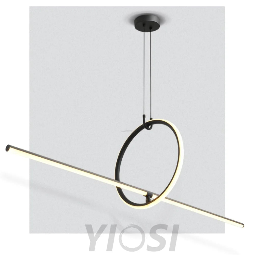Geometric Linear Pendant - Hailey-1-Yiosilamp